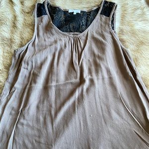 NWOT Pleione Flowy Lacy Tank Top